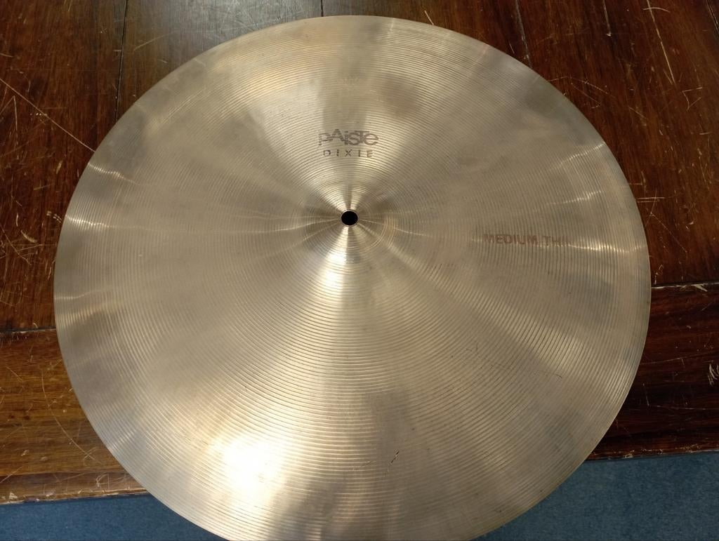 Paiste Dixie Medium Thin Crash, Ophalen of Verzenden, Gebruikt, Overige soorten