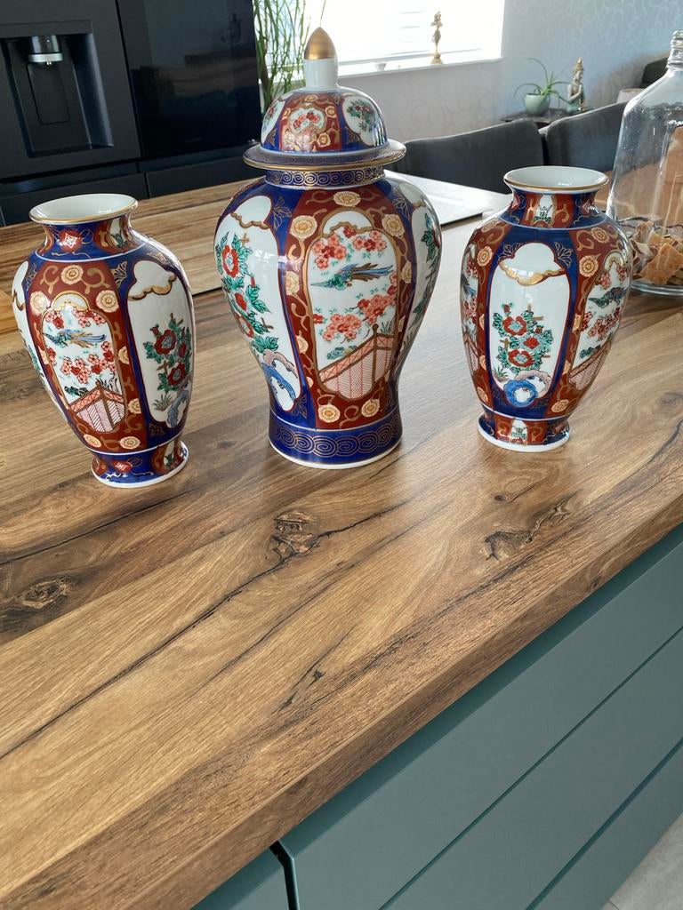 Prachtig Gold Imari Kaststel - Handgeschilderd, Ophalen of Verzenden