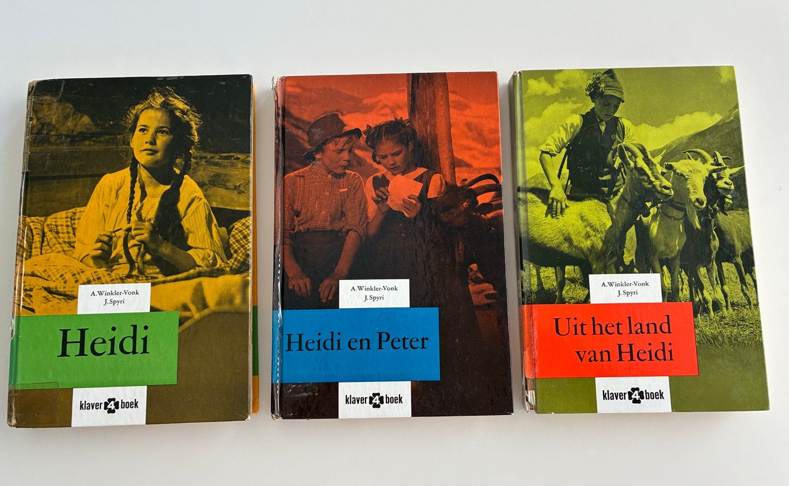 Heidi Boekenreeks: Heidi, Heidi en Peter, Uit het land van H, Ophalen of Verzenden, Gelezen, Fictie algemeen