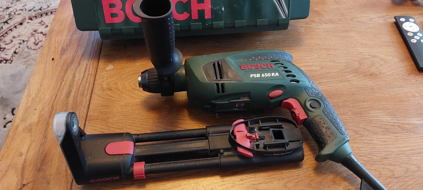 Bosch PSB 650 RA Klopboormachine met Koffer, Variabele snelheid, Ophalen, Boormachine, Gebruikt