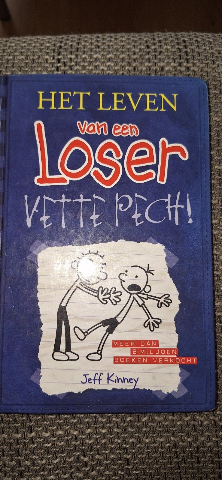 Het Leven van een Loser: Vette Pech! - Jeff Kinney, Boeken, Ophalen of Verzenden, Gelezen, Jeff Kinney, Fictie
