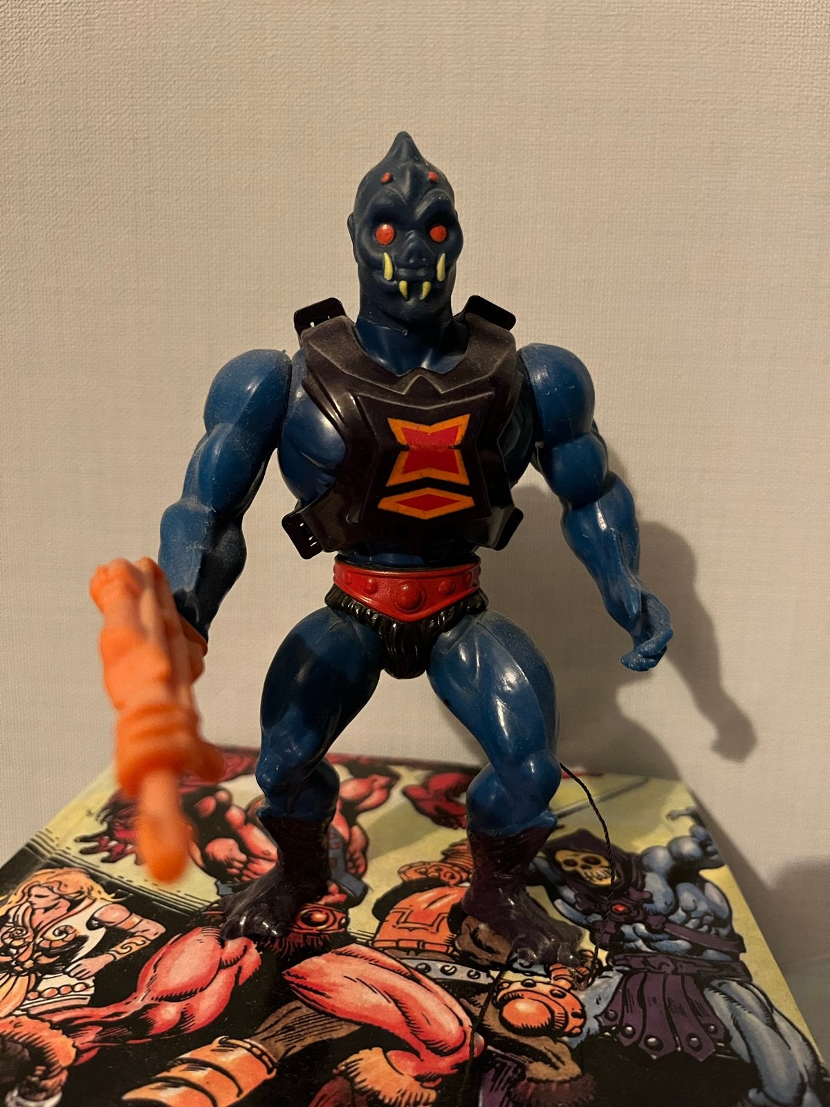 Webstor Motu actiefiguur uit 1981 - Zonder haak, Ophalen of Verzenden, Gebruikt