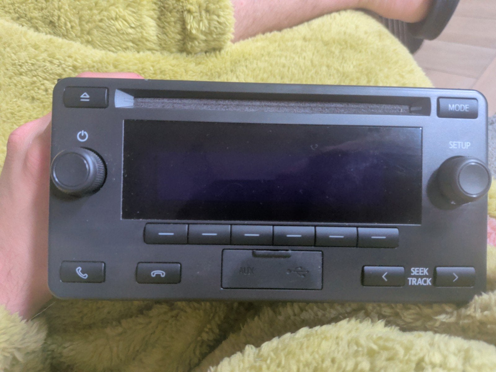 toyota auris auto radio! ORIGINEEL, Auto diversen, Ophalen, Zo goed als nieuw