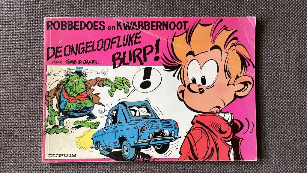 Stripboek: Robbedoes en Kwabbernoot, Boeken, Stripboeken, Eén stripboek, Ophalen of Verzenden, Gelezen