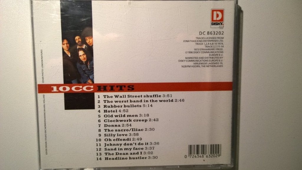 10CC - Hits, Ophalen of Verzenden, Zo goed als nieuw, Pop, Album