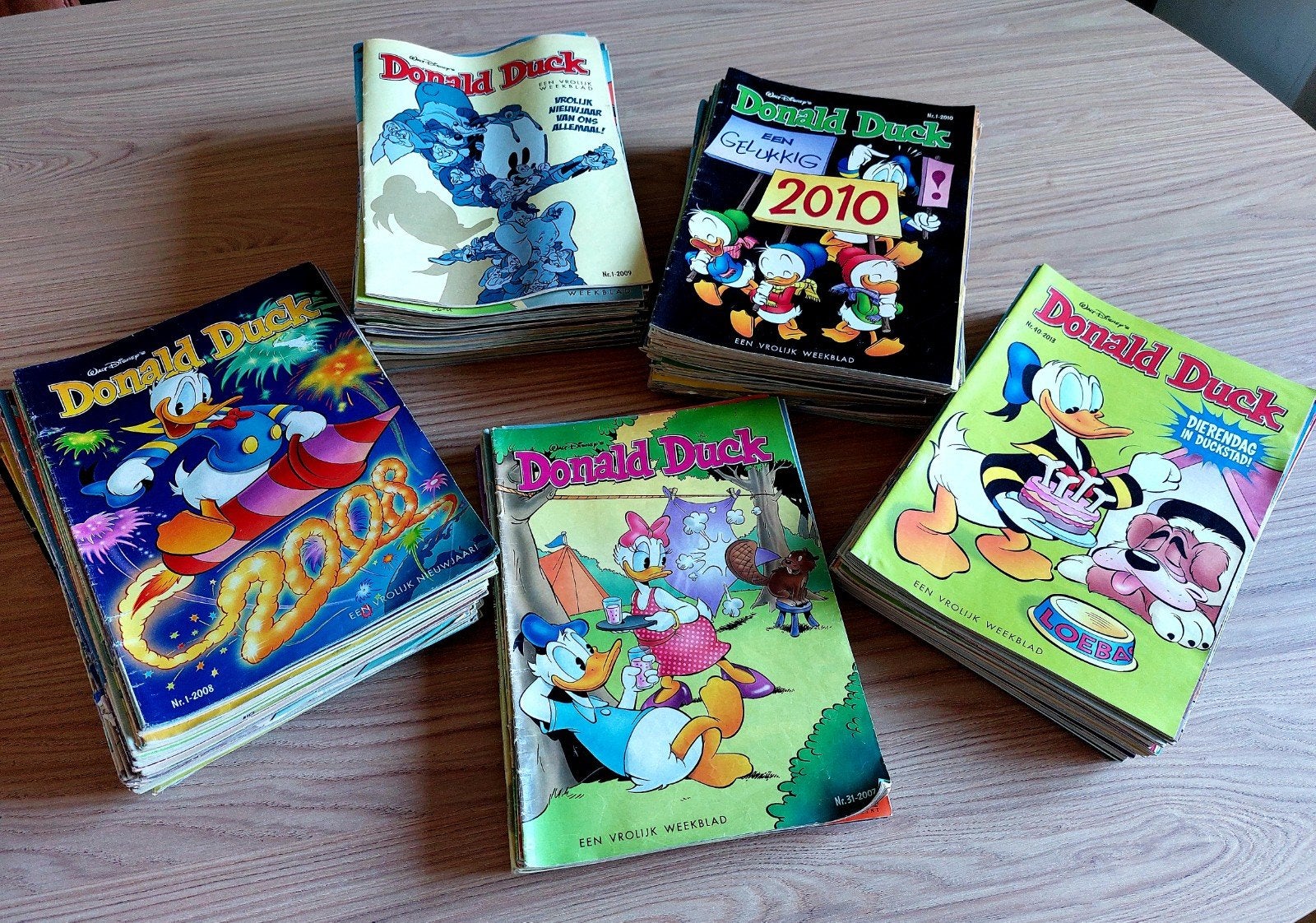 Donald Duck weekbladen - Diverse jaargangen, Meerdere stripboeken, Ophalen, Gelezen