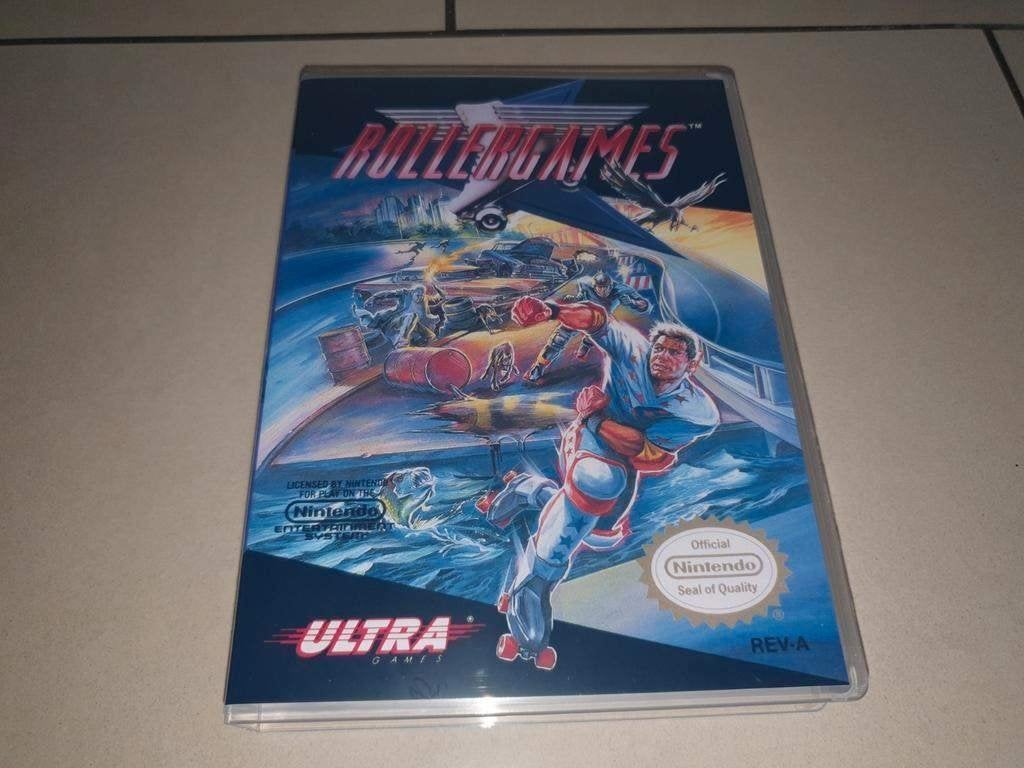 Rollergames NES Game Case, Avontuur en Actie, Verzenden, 1 speler, Zo goed als nieuw