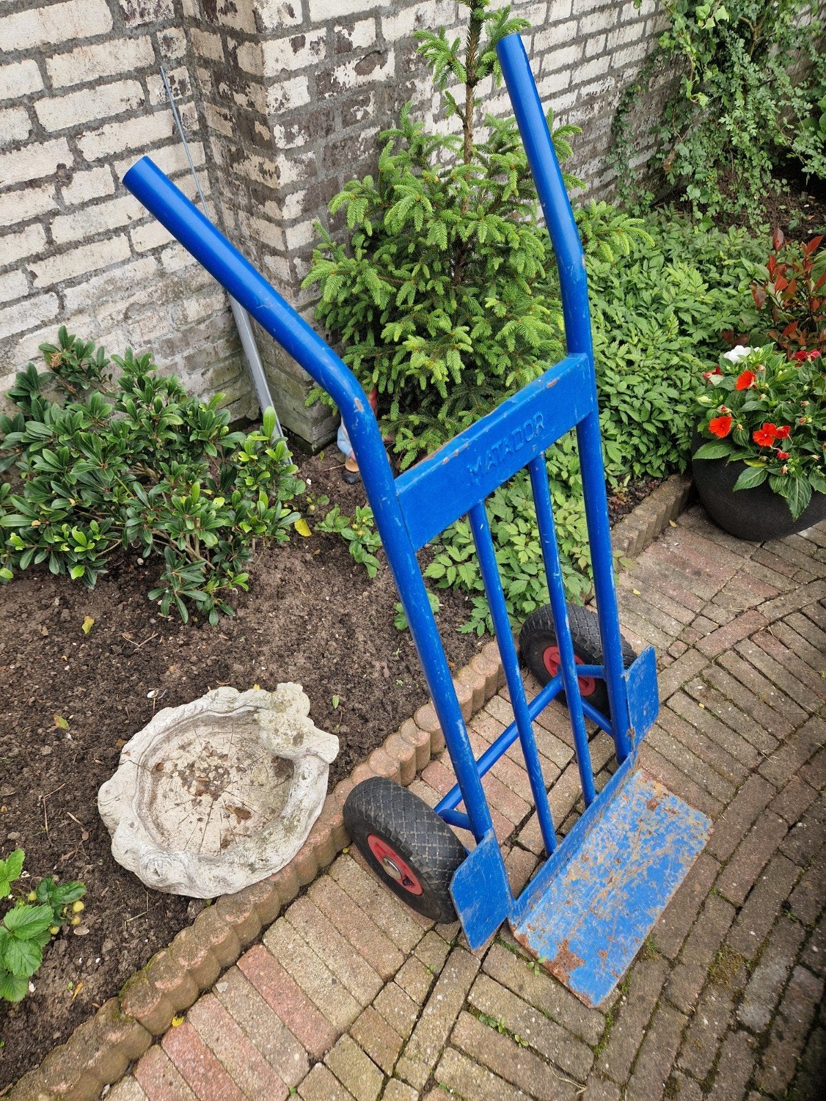 Steekkar, 60 tot 80 liter, Ophalen, Gebruikt, Steekwagen