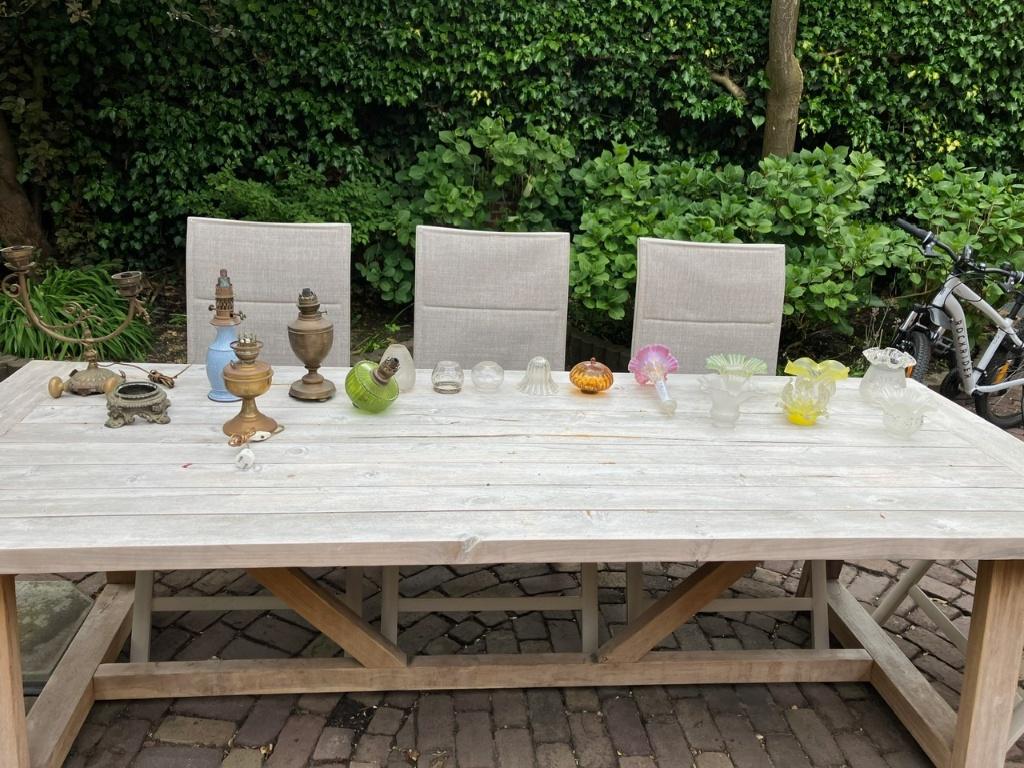 TEAB LOT Antieke en oude lampenkapjes, Ophalen