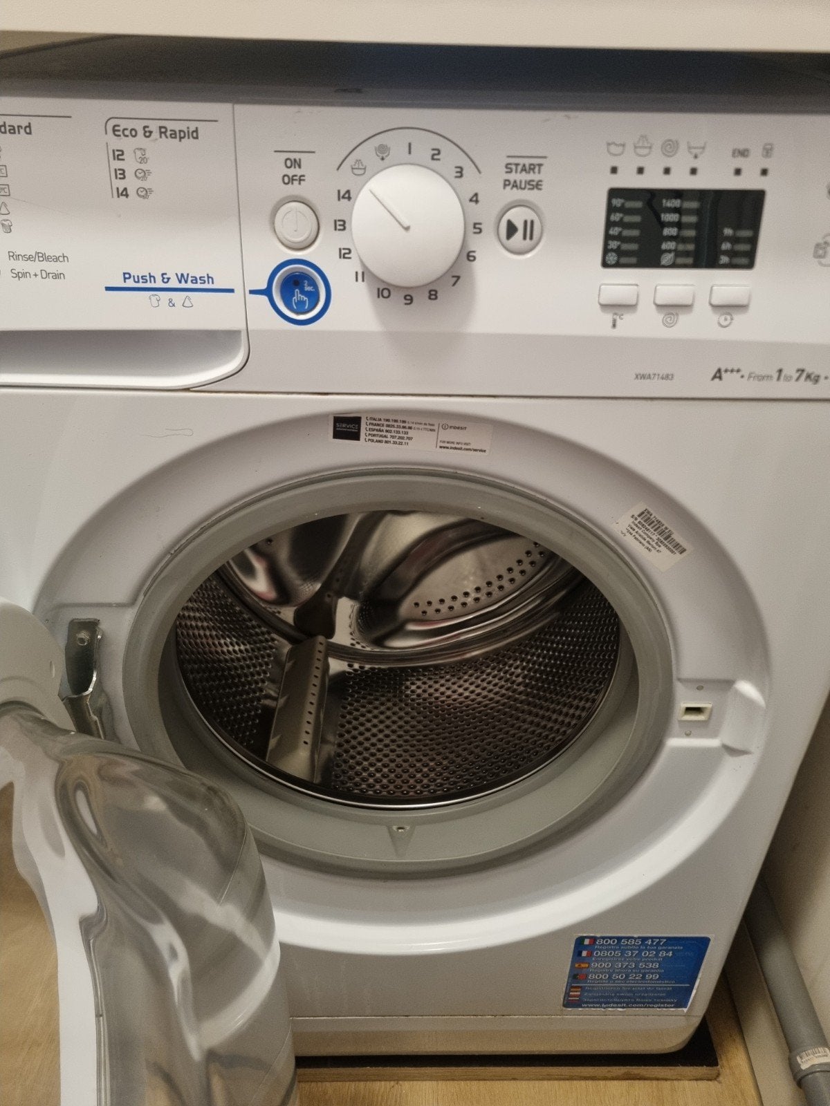 Foto 2 van Indesit Wasmachine