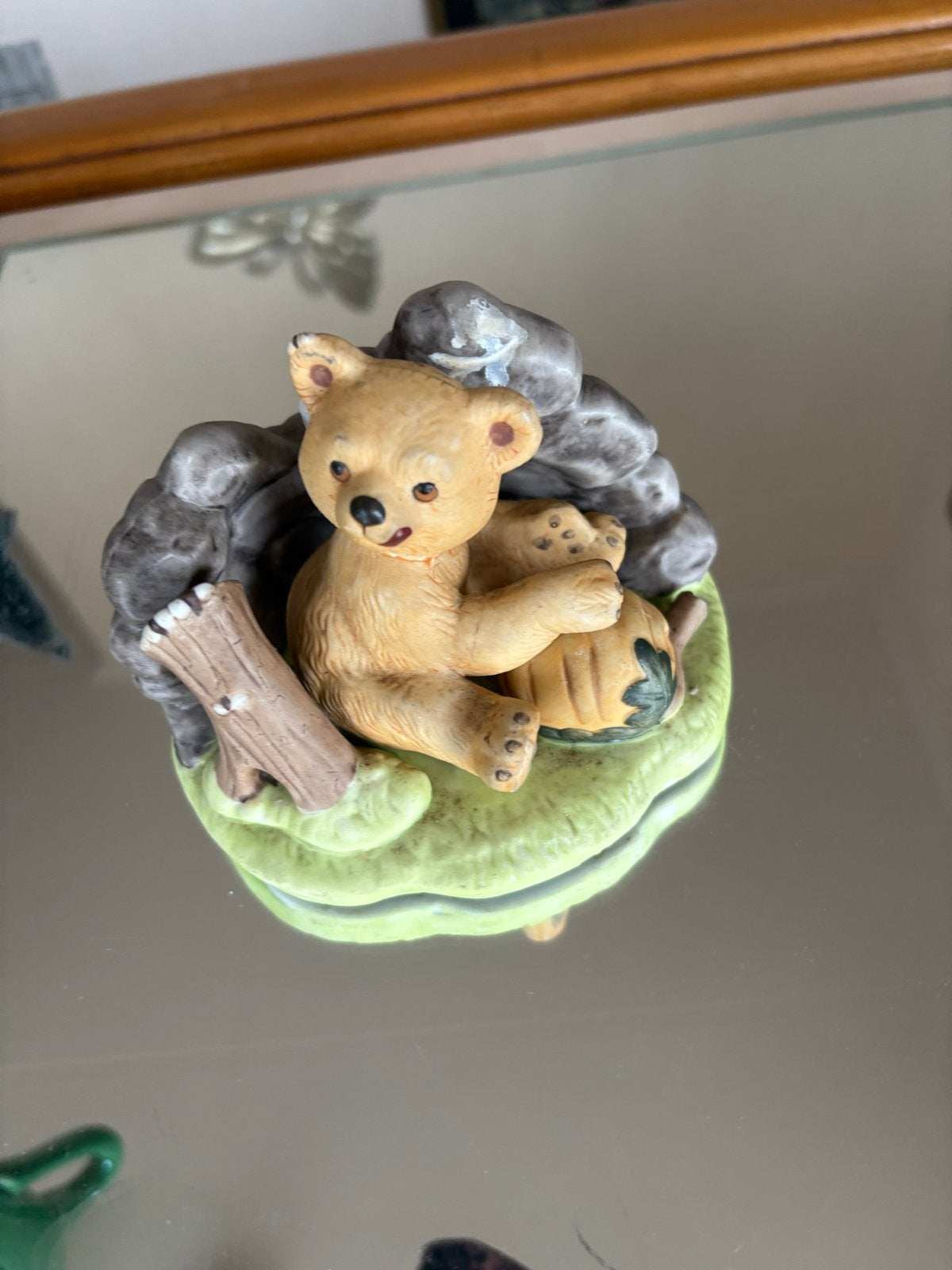 Franklin Porcelain Woodland Surprises BEER beeldje 1984, Ophalen of Verzenden, Zo goed als nieuw, Dier