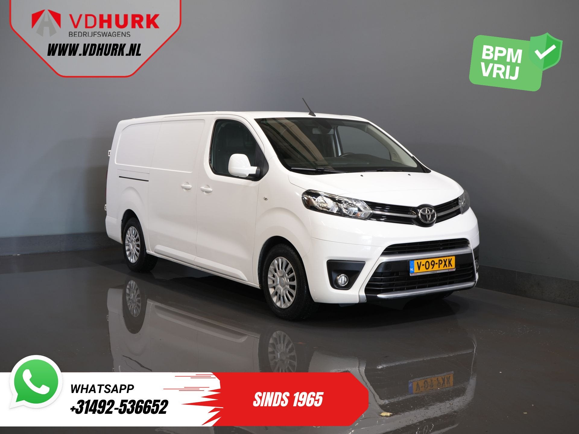 Toyota ProAce Worker 2.0 125 pk L3 2x Schuifdeur/ Inrichting, Auto's, Stof, Gebruikt, 4 cilinders, 2500 kg