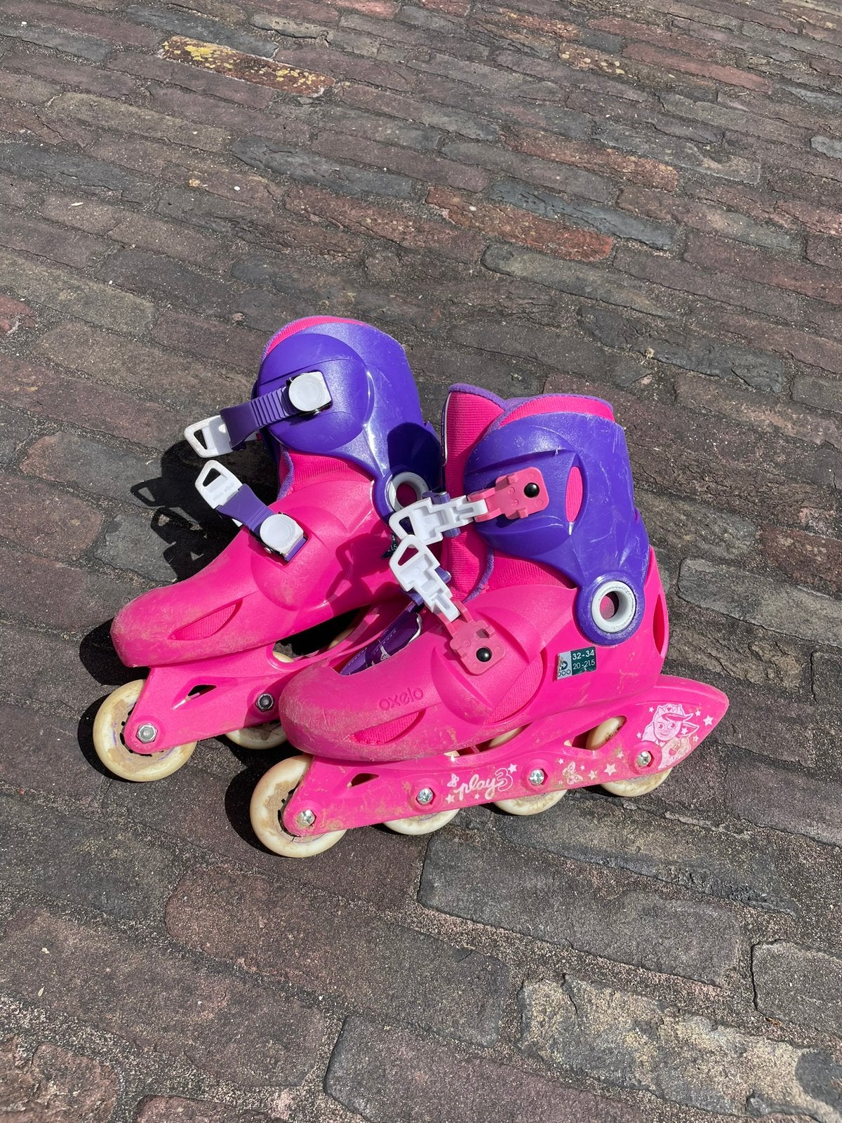Skeelers maat 32-34, Kinderen en Baby's, Speelgoed | Buiten | Rolschaatsen, Ophalen, Kinderen, Verstelbaar, Gebruikt
