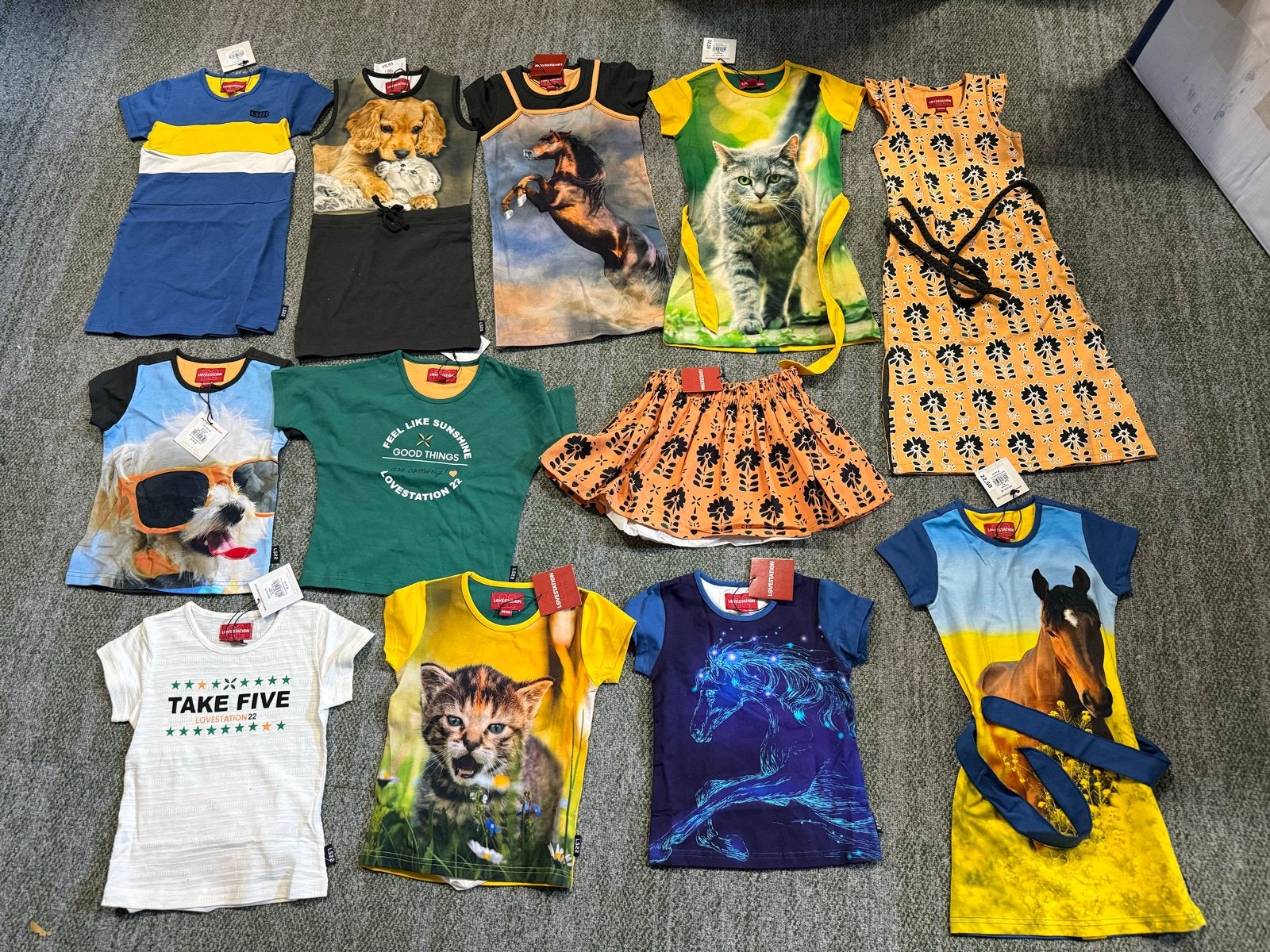 Partij Lovestation22 meisjeskleding - 237 stuks nieuw, Kinderen en Baby's, Kinderkleding | Overige, Ophalen, Nieuw, Meisje