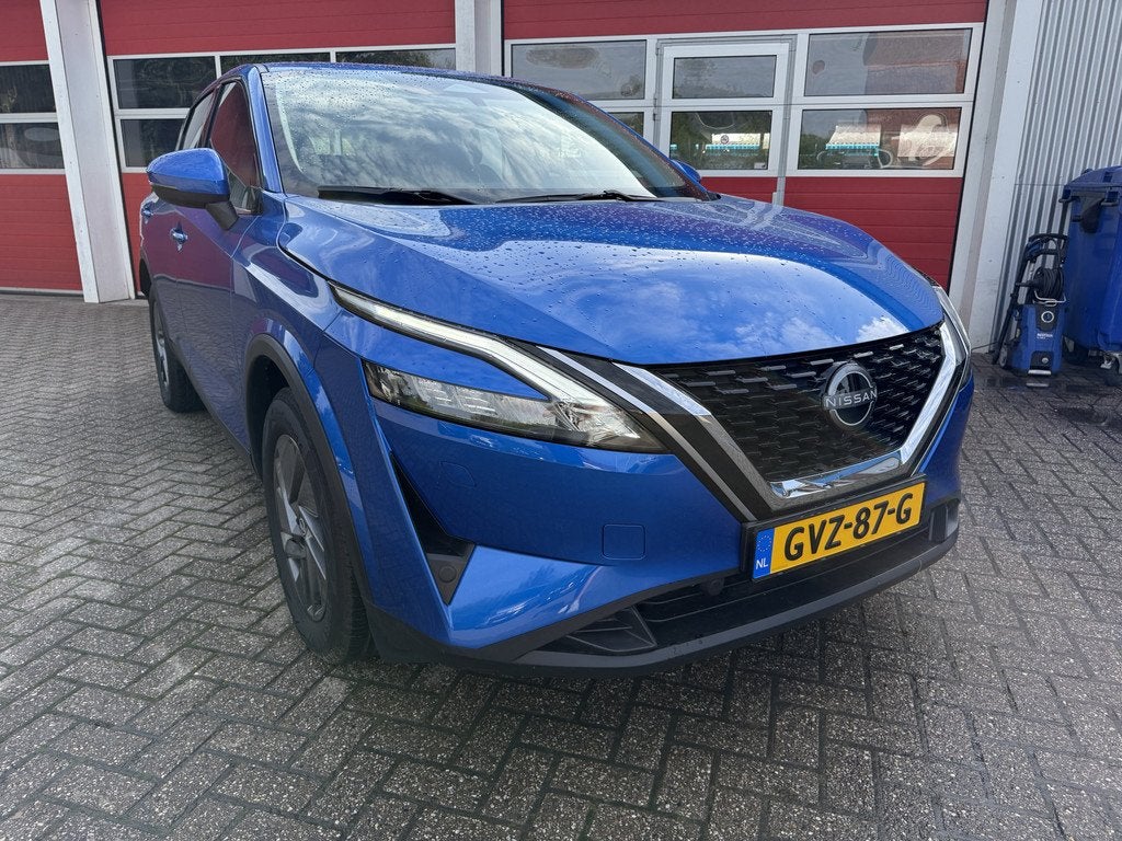 Nissan QASHQAI 1.3 MHEV Xtronic Acenta | 10.000 km! | Automa, Auto's, Stof, Met garantie (alle), Blauw, Bedrijf
