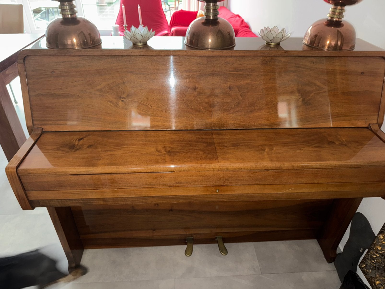 Rippen piano in nieuwstaat, Ophalen, Zo goed als nieuw