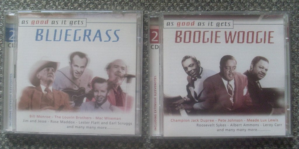 As Good As It Gets - Bluegrass / Boogie Woogie (2x 2CD), Ophalen of Verzenden, Zo goed als nieuw, Country en Western, Verzamelalbum