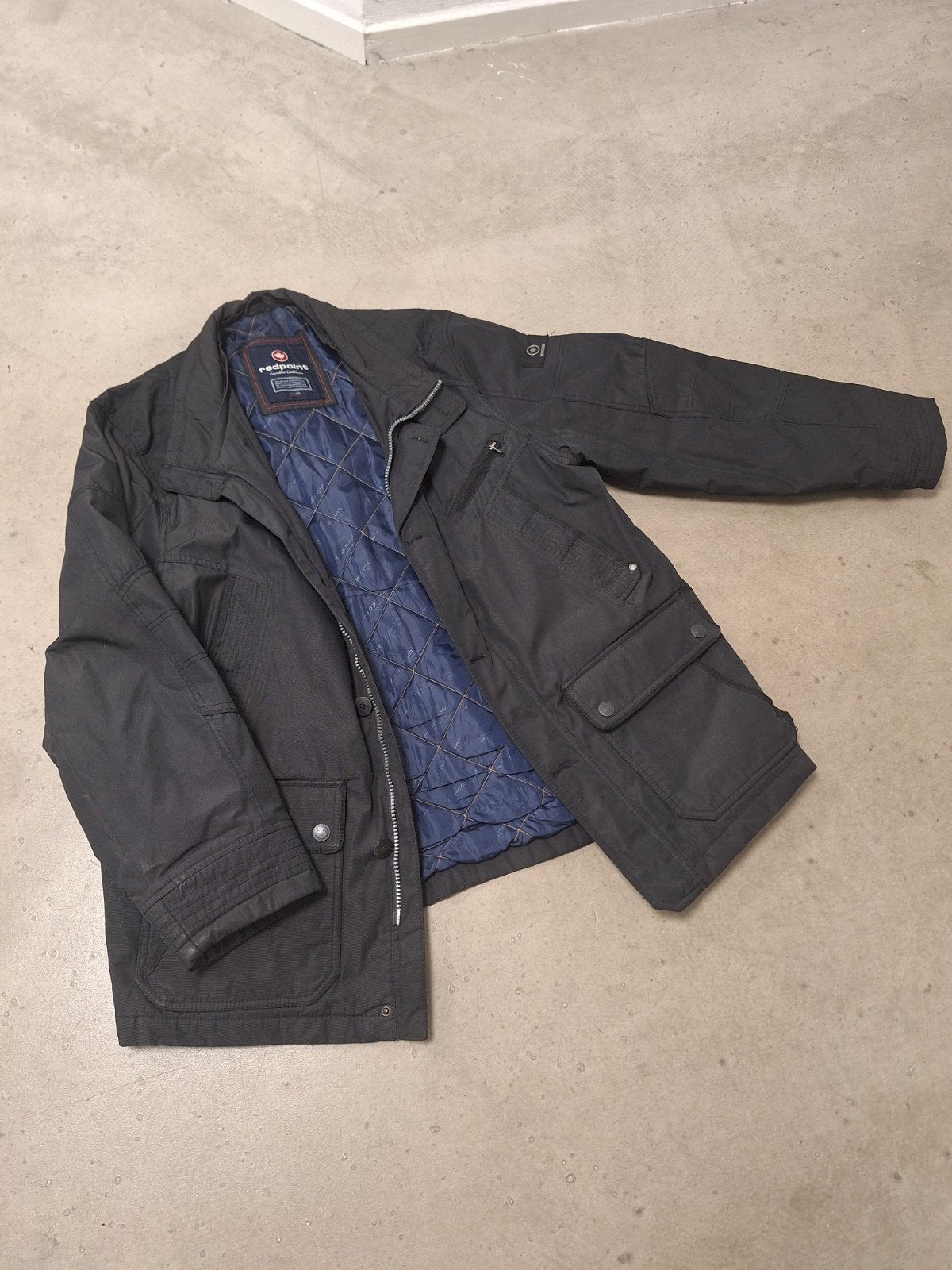 Redpoint winterjas - Zeer goede staat - Maat L/XL, Ophalen, Maat 52/54 (L), Zwart, Zo goed als nieuw