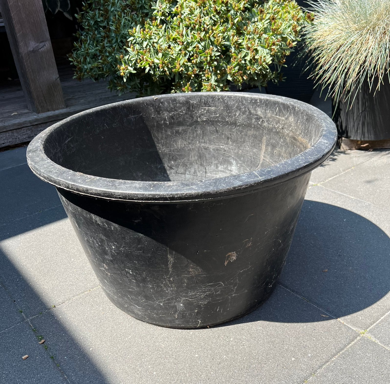 Cementbak, Ophalen, Kunststof, Gebruikt, Rond