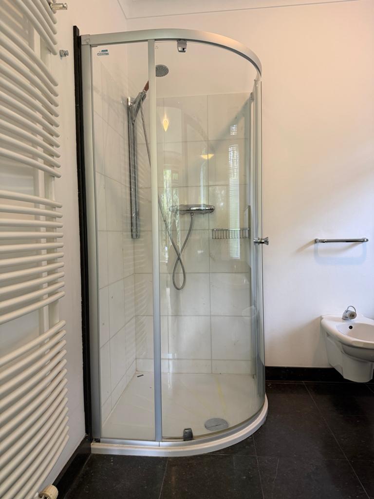 Duscholux Halfronde Hoekdouche - Gebruikt, Goede Staat, Ophalen, Gebruikt, Glas, Douche