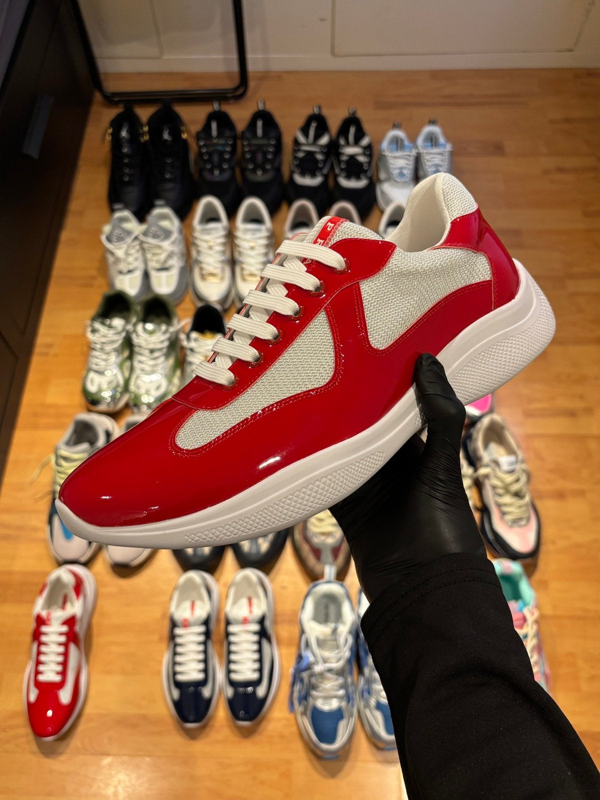 Prada cups, Kleding | Heren, Schoenen, Wit, Ophalen of Verzenden, Sneakers of Gympen, Zo goed als nieuw