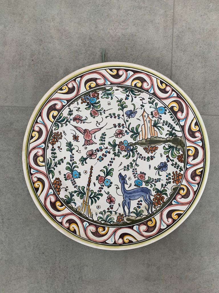 Handgeschilderd Portugees decoratief bord, Ophalen