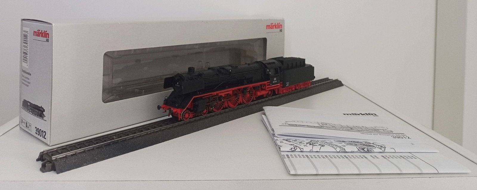 Märklin 39012 stoomlocomotief met full sound & rookgenerator, Wisselstroom, Gebruikt, Locomotief, Ophalen of Verzenden