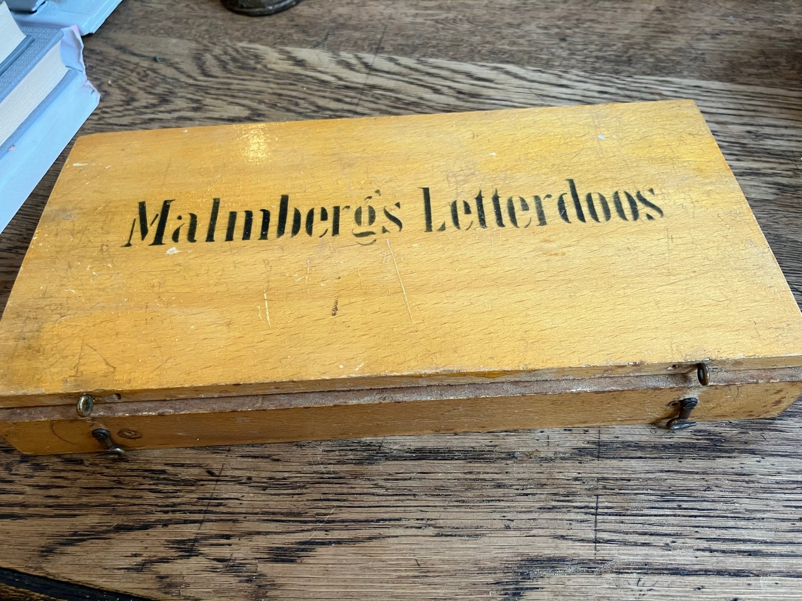 Vintage Malmberg's Letterdoos - Educatief Spel, Ophalen of Verzenden