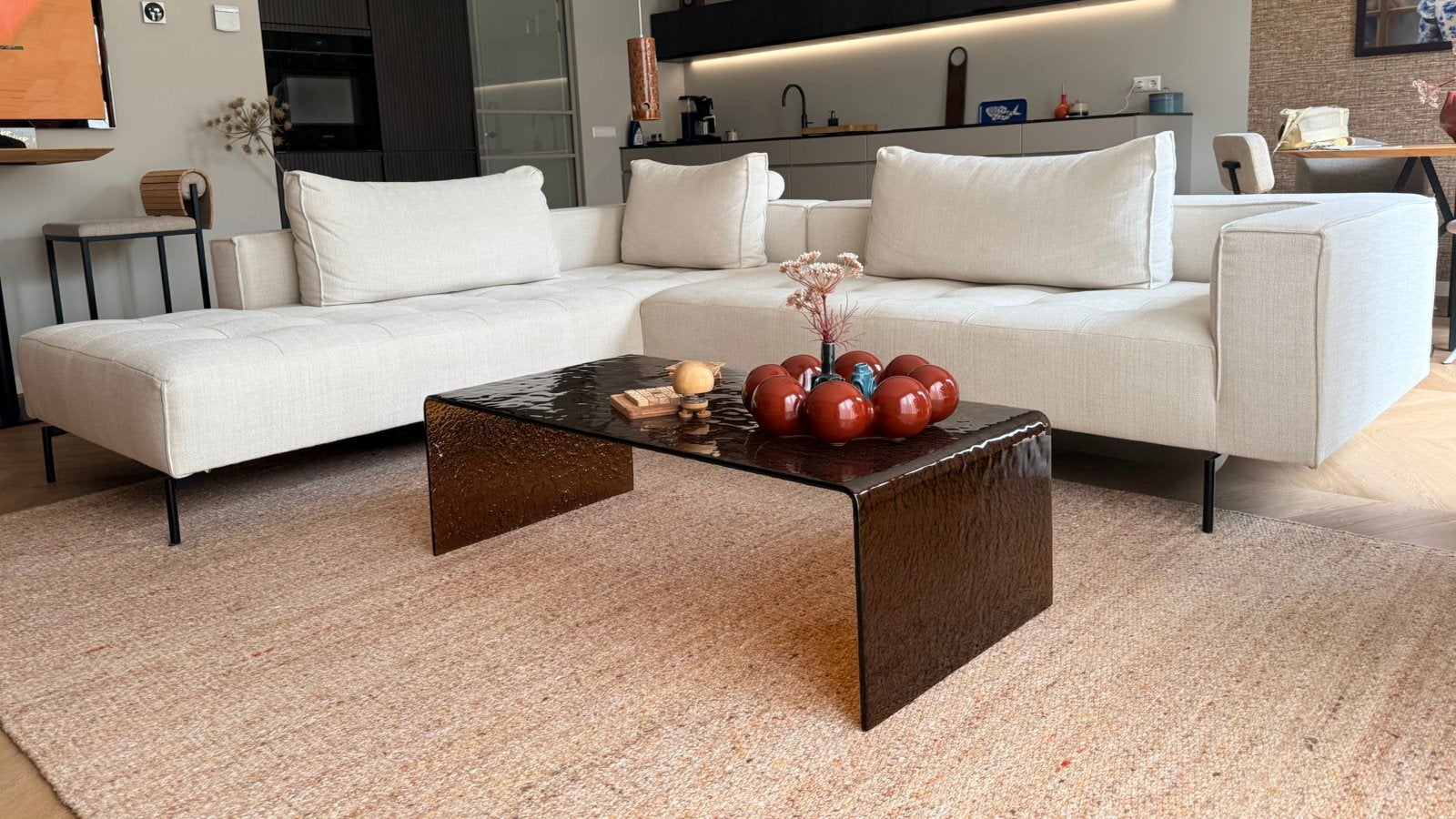Prachtige design bank van Bodilson, Ophalen, 250 tot 300 cm, 100 tot 125 cm, Design