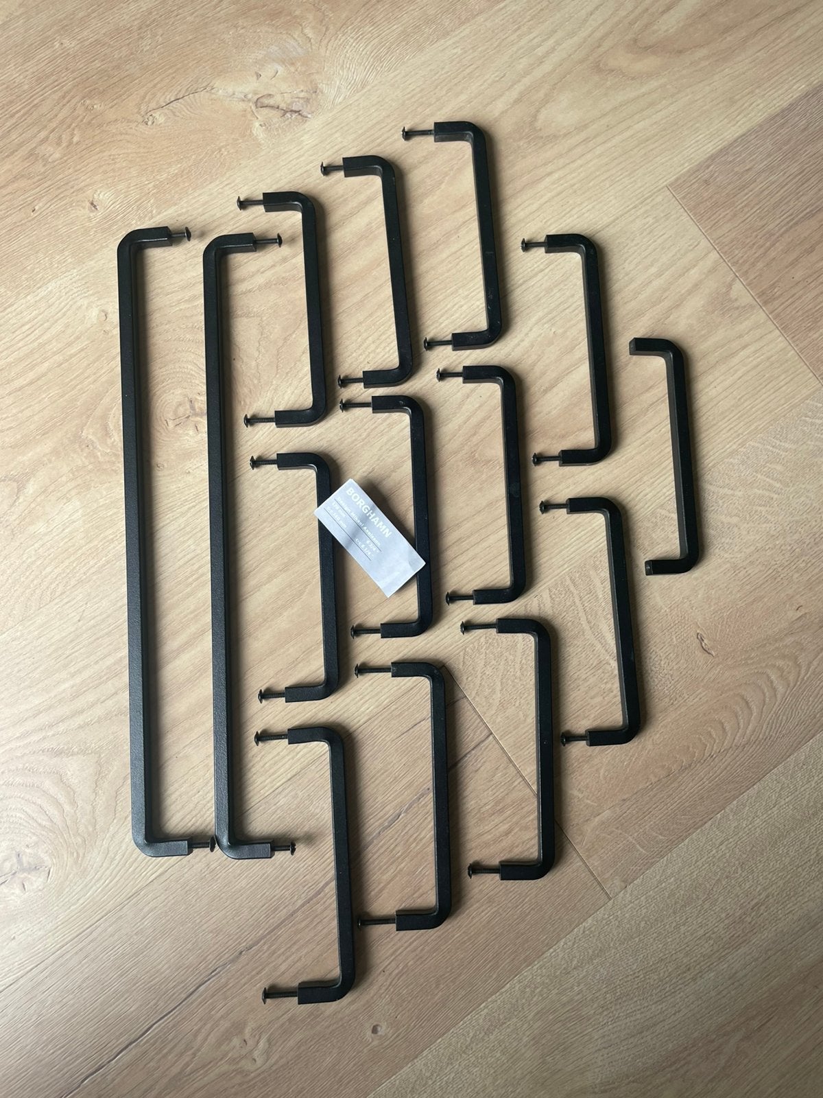 Handgrepen Ikea zwart Borghamn, Verzenden, Zo goed als nieuw