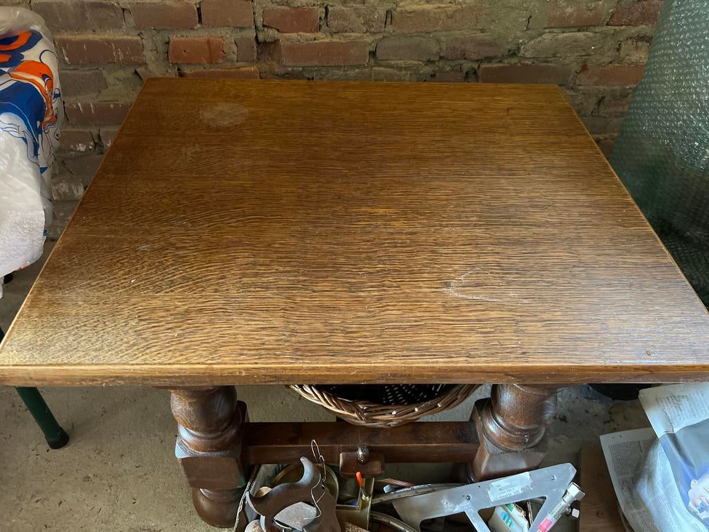 Houten tafeltje, Ophalen, Gebruikt, 50 tot 100 cm, Rechthoekig