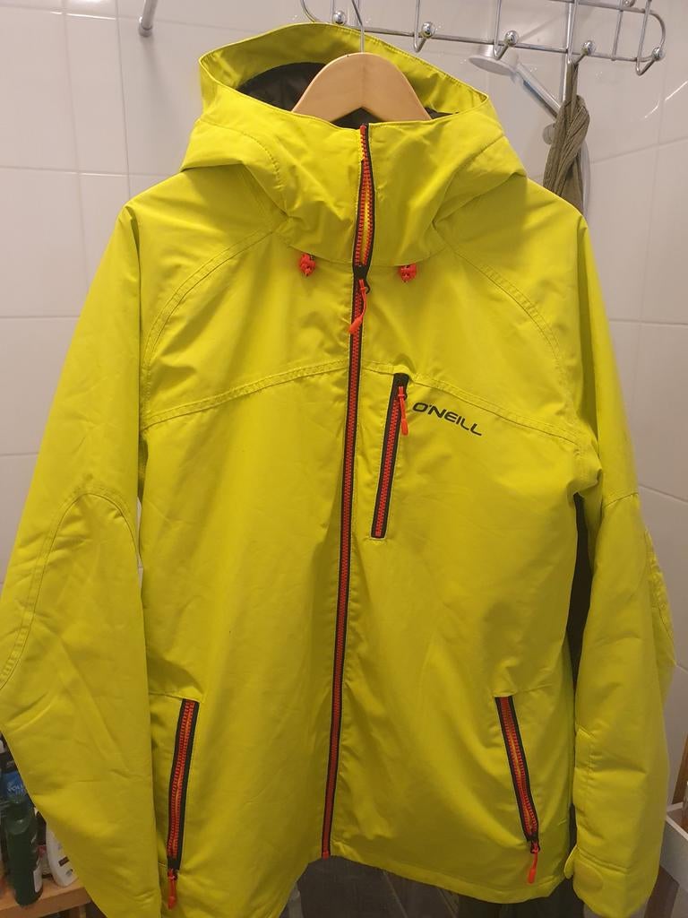 O'Neill ski jas - Geel - Maat L, Maat 52/54 (L), Ophalen of Verzenden, Gedragen, Geel