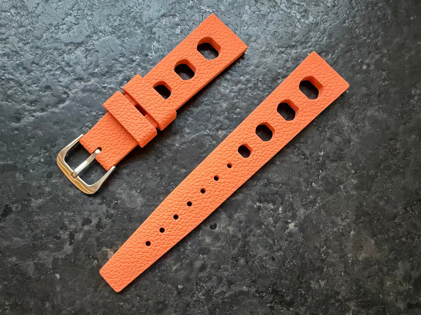 FKM rubber horlogeband 20mm (nieuw), Sieraden, Tassen en Uiterlijk, Overige Accessoires, Verzenden, Zo goed als nieuw