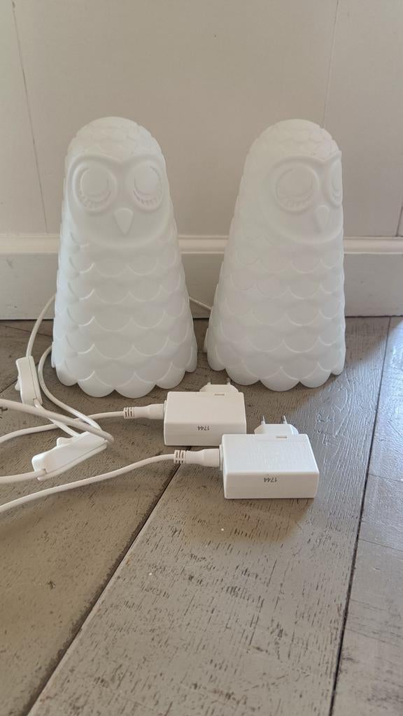 Lamp uil (Ikea) 2 stuks, Ophalen, Zo goed als nieuw
