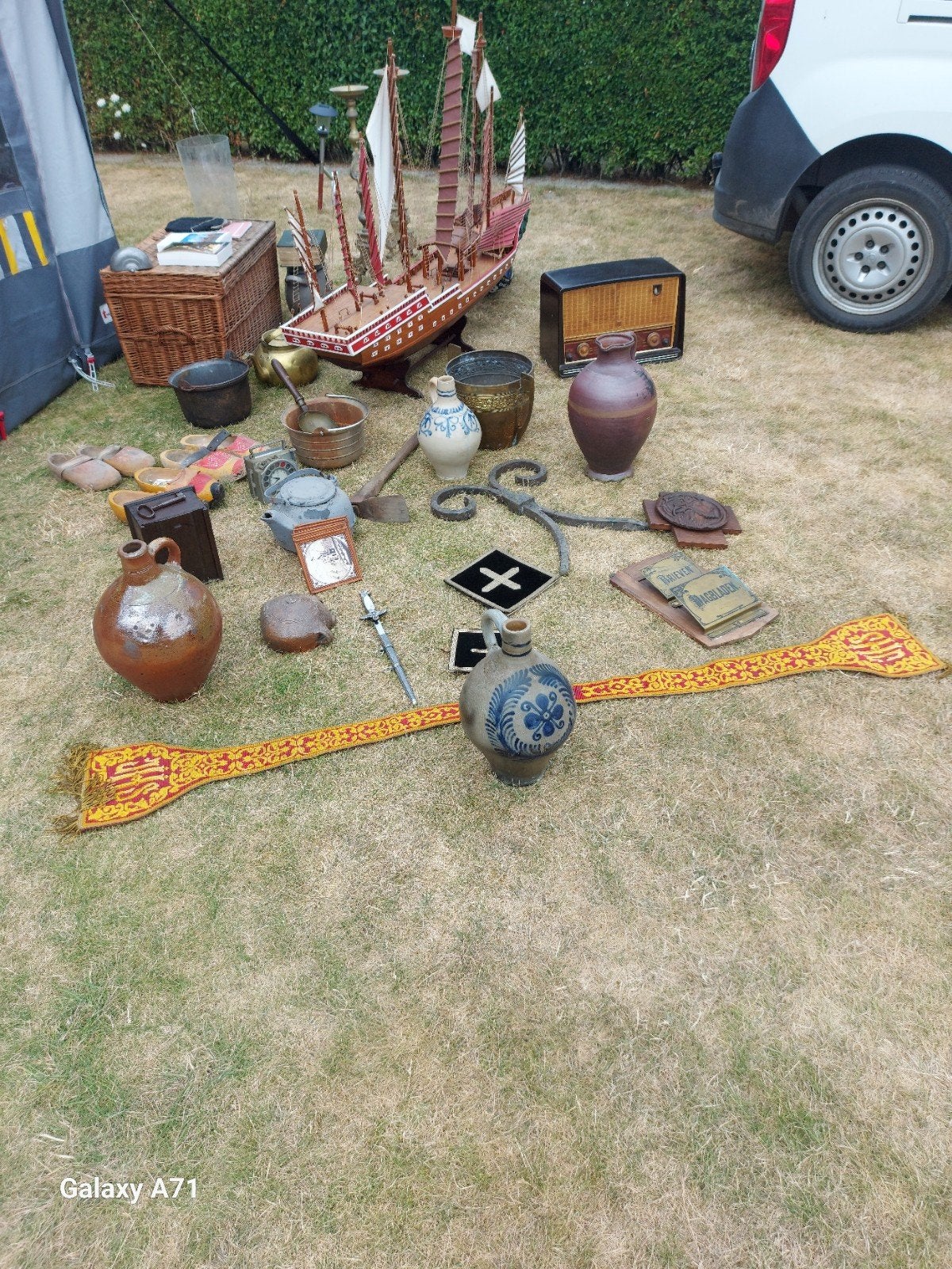 Antiek brocante vlomarkt verzamelen Westerwald kruiken, Ophalen of Verzenden