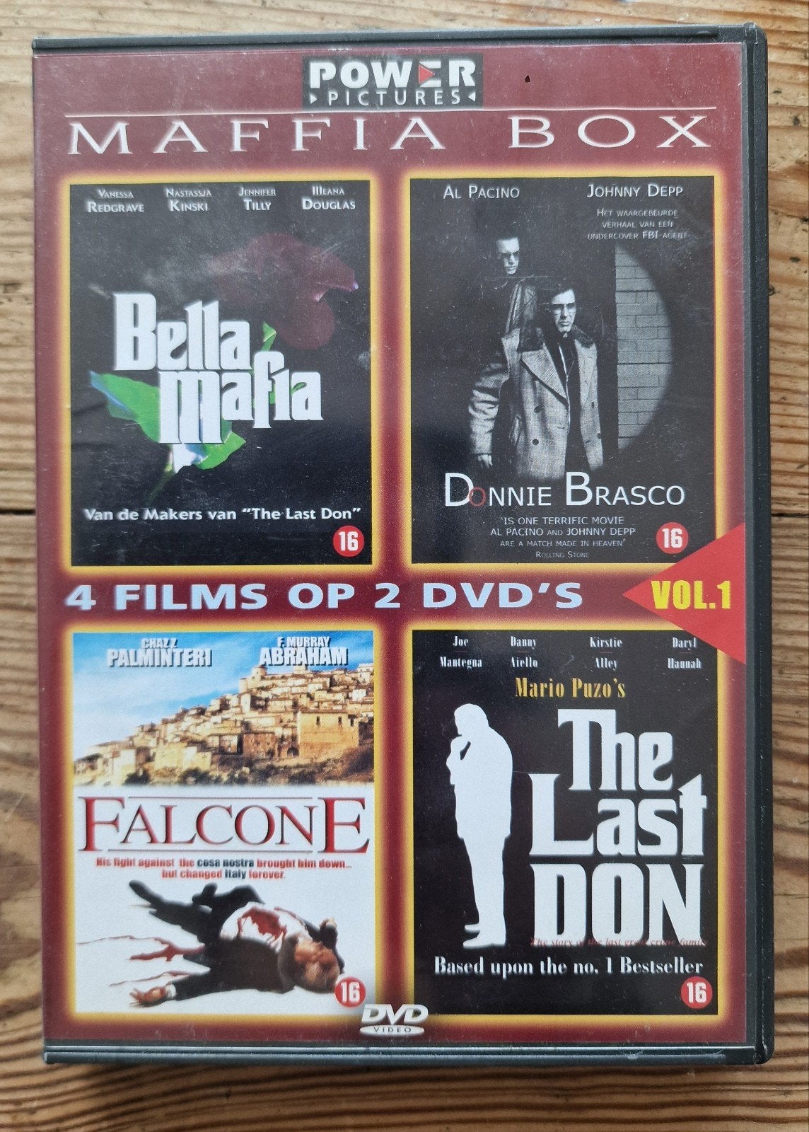 Maffia Box Vol. 1 - 4 Films op 2 DVD's, Vanaf 16 jaar, Ophalen of Verzenden, Gebruikt, Maffia en Misdaad