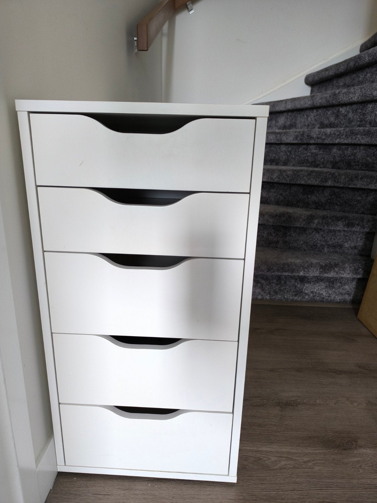 IKEA Alex ladekast en Flintan bureaustoel met bureaublad, Ophalen, In hoogte verstelbaar, Zo goed als nieuw