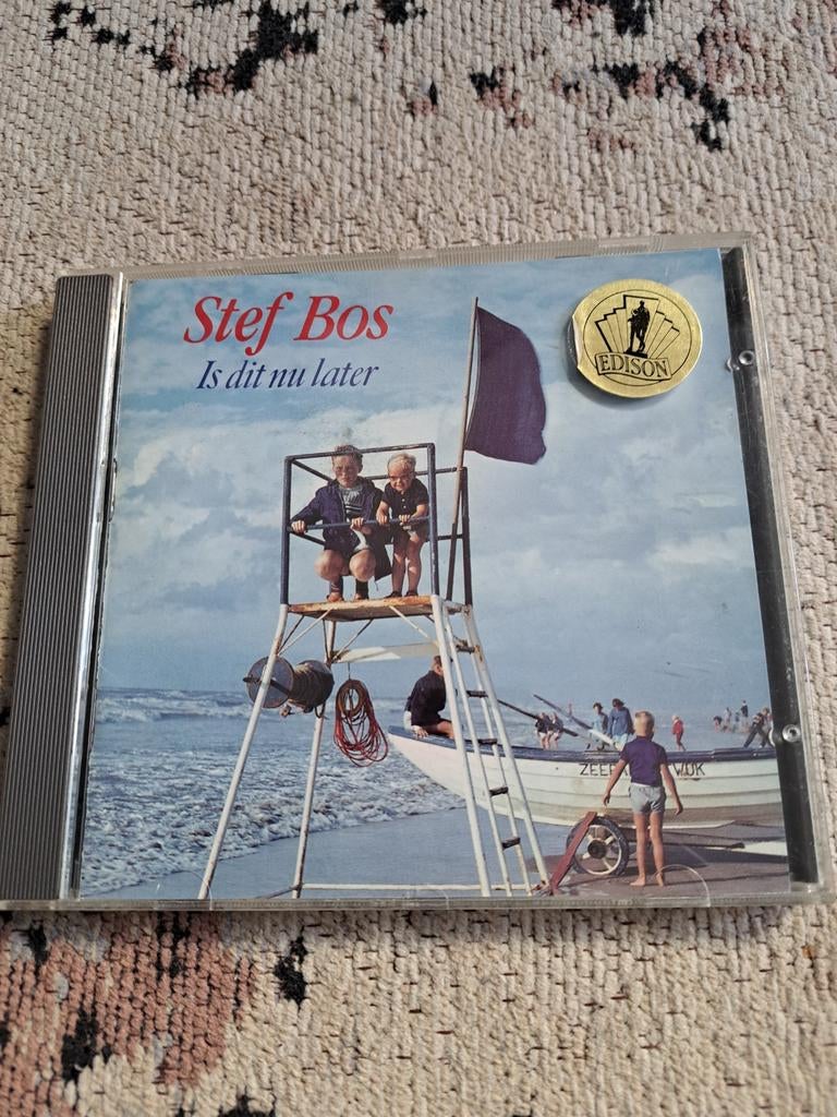 Stef Bos - Is dit nu later CD (Edison winnaar), Ophalen of Verzenden, Zo goed als nieuw, Overige genres