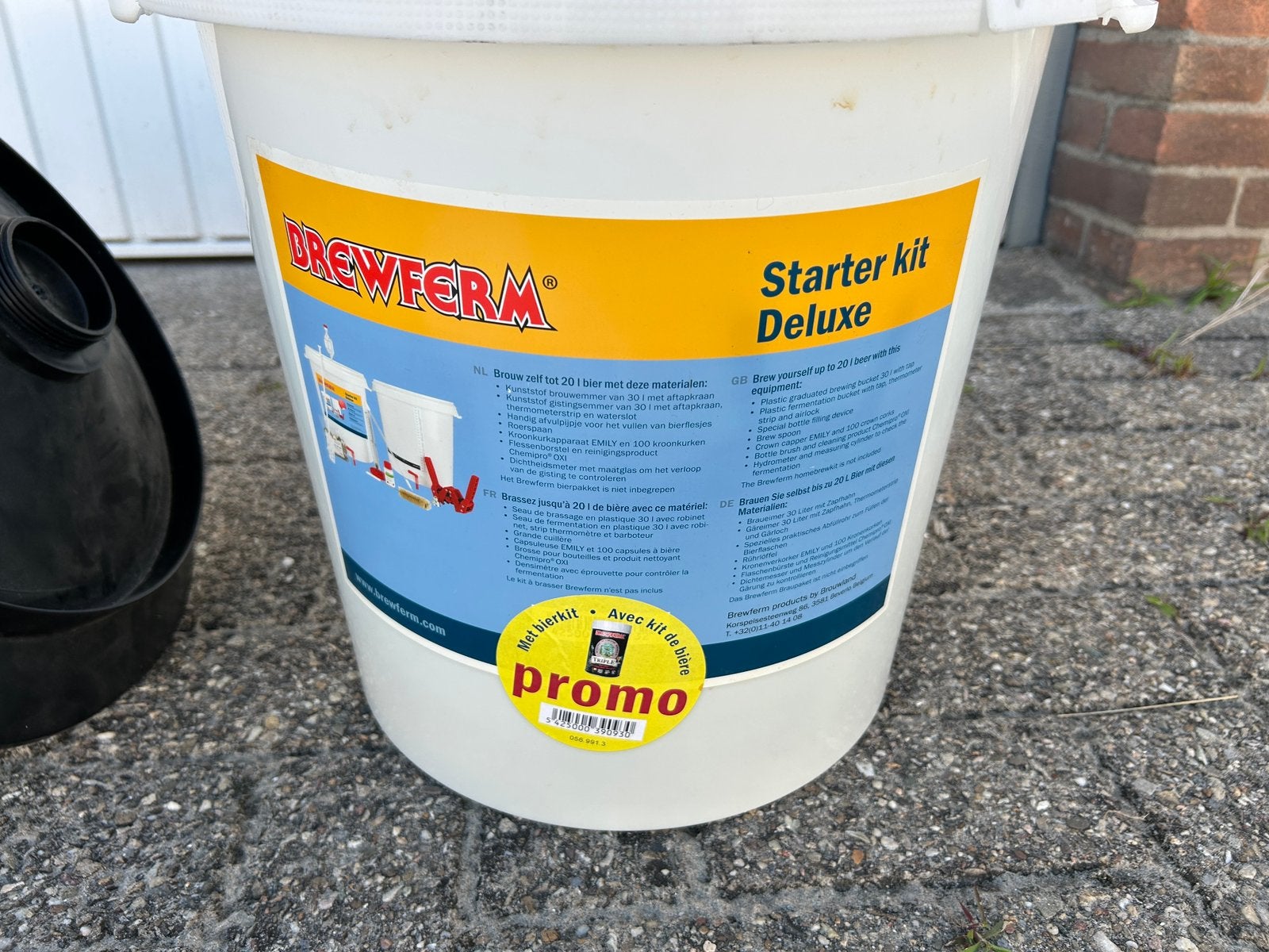 Bier Brouw Starter Pakket 20 Liter - Brewferm Deluxe, Ophalen, Zo goed als nieuw