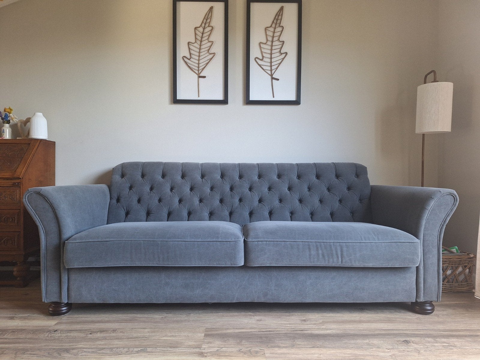 Urban Sofa bank + fauteuil + hocker, Ophalen, Driepersoons, 75 tot 100 cm, Rechte bank