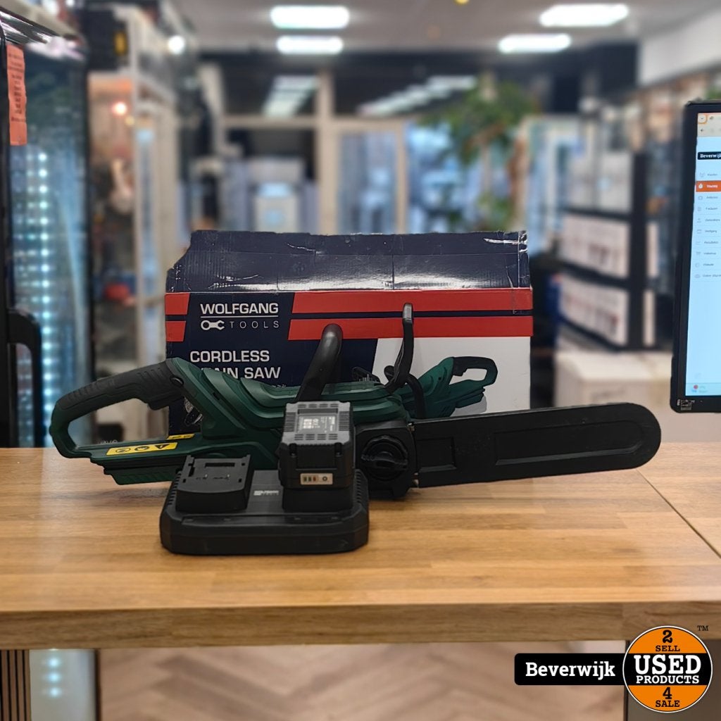 Wolfgang Accu Kettingzaag 20V - Accu & Oplader - ZGAN, Flex Ltd., Gebruikt, https://flex.com/contact-us, Nobelstraat 10, 5807 GA Oostrum LB, Limburg, Nederland