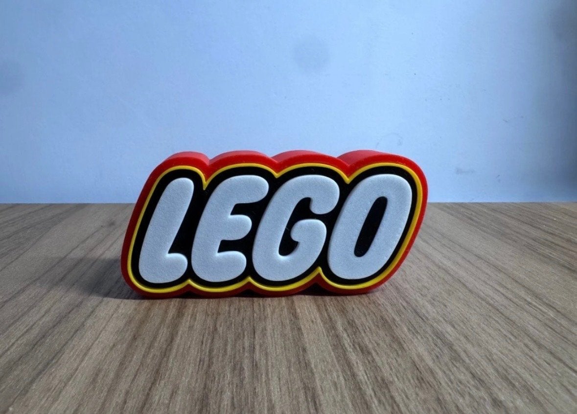 Lego Logo 3D Decoratie, Ophalen of Verzenden, Zo goed als nieuw, Accessoire, Lego