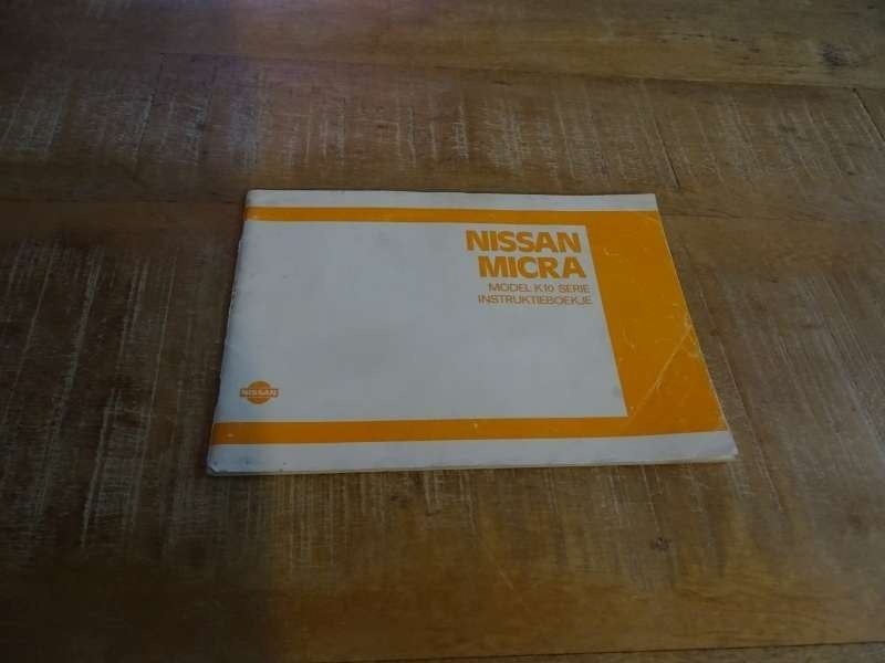 Nissan Micra K-10 Handleiding - Instructieboek NL Origineel, Verzenden