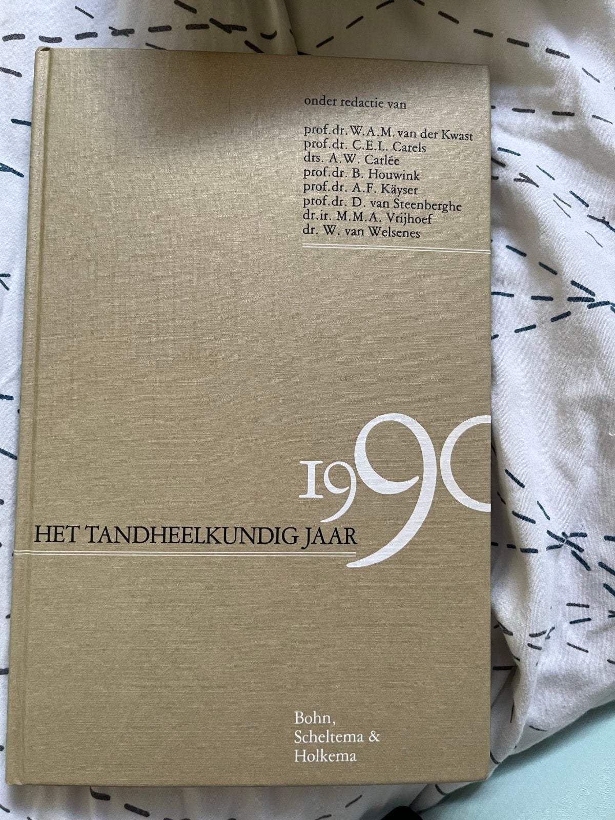 Het Tandheelkundig Jaar 1990 - Bohn, Scheltema & Holkema, Ophalen of Verzenden, Beta, Gelezen, WO