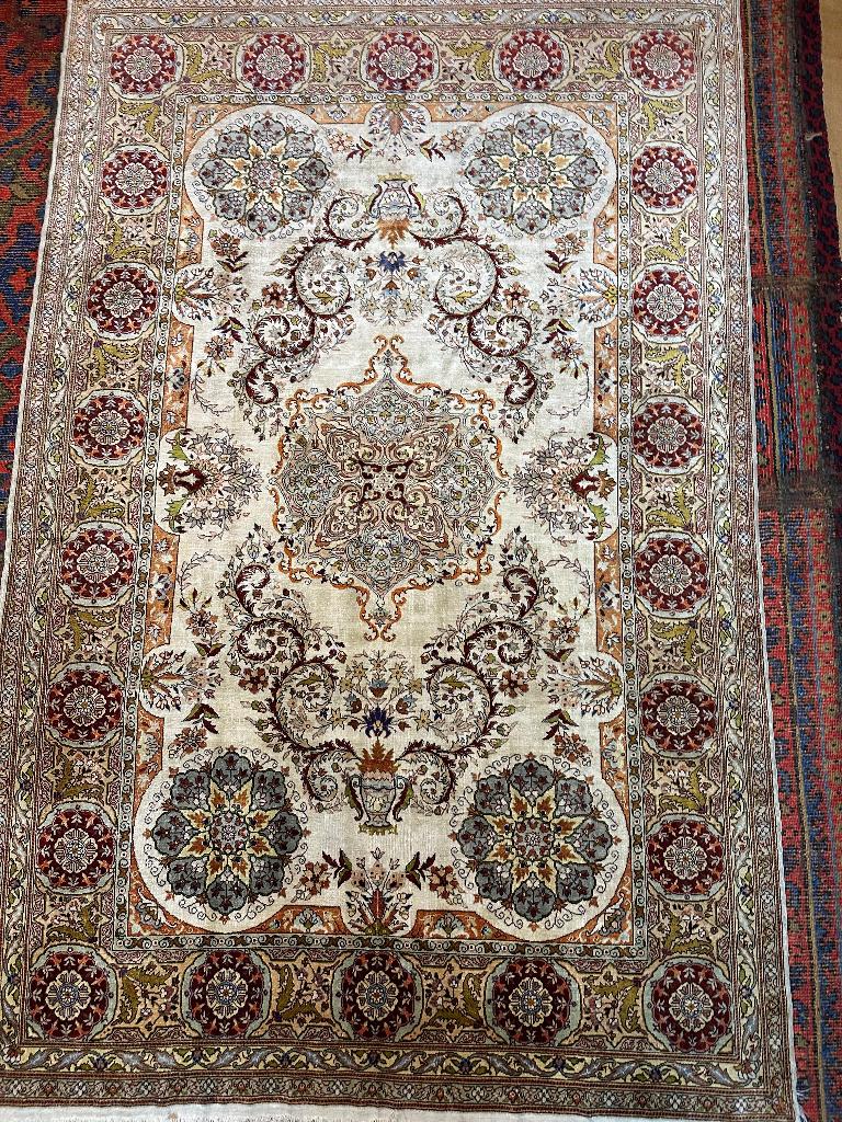 Uniek volledig zijden Kayseri tapijt – 250 x 160 cm, Zijde, 150 tot 200 cm, 200 cm of meer, Ophalen of Verzenden