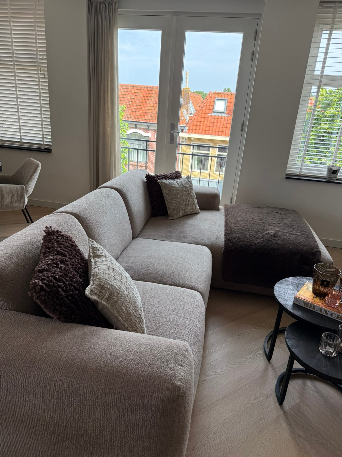Zitmaxx lounge bank, Huis en Inrichting, Ophalen, Zo goed als nieuw, Stof