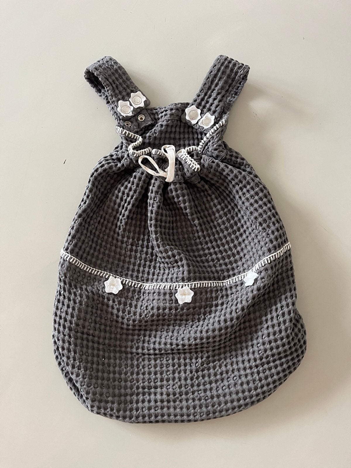 Koeka boxzak wafelstof grijs, Ophalen, Zo goed als nieuw