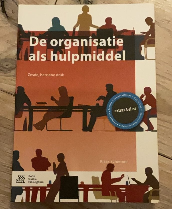 Klaas Schermer - De organisatie als hulpmiddel, Boeken, Sociale wetenschap, Ophalen of Verzenden, Zo goed als nieuw, Klaas Schermer