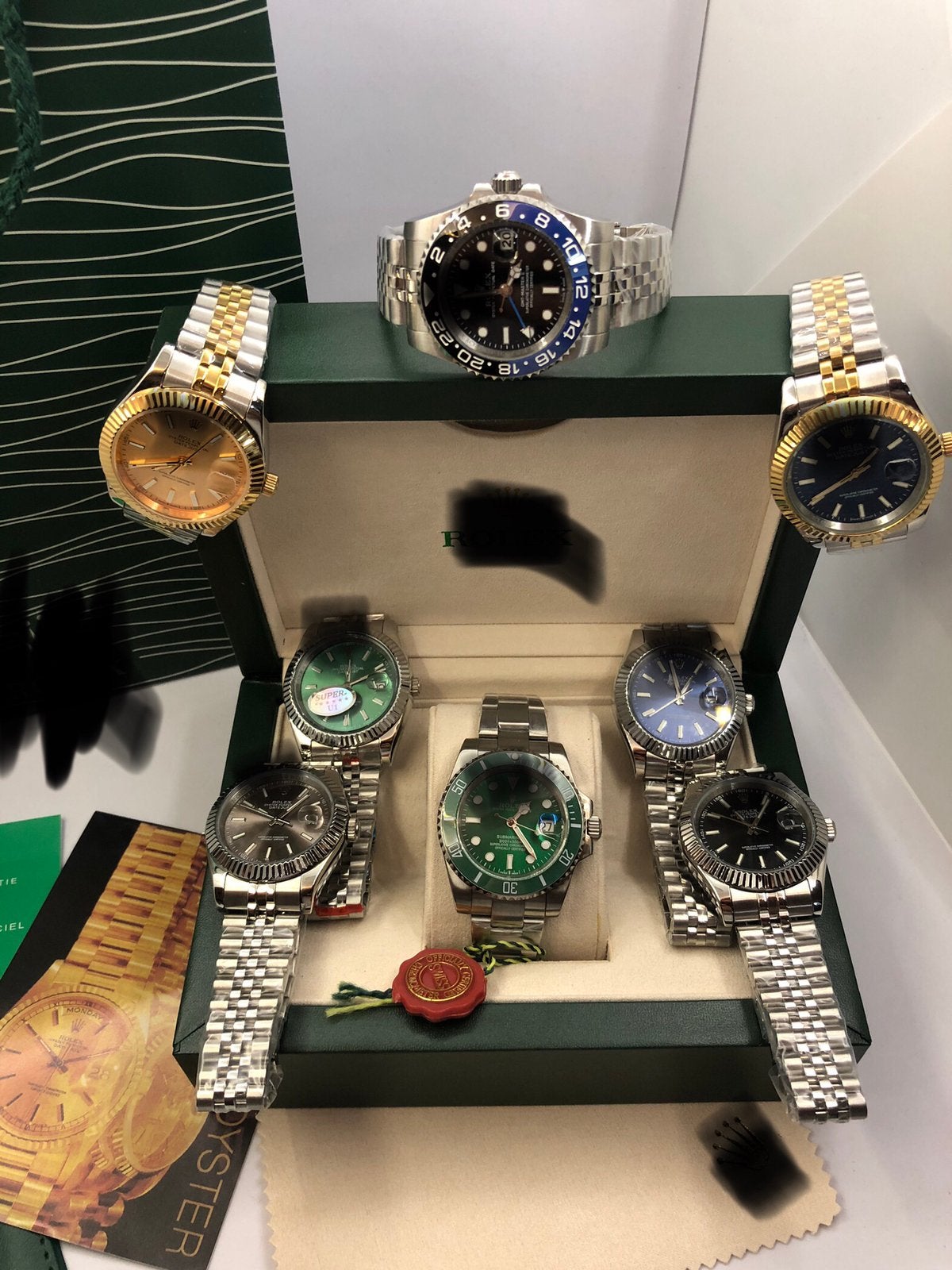 Rolex pepsi batman hulk, Dieren en Toebehoren, Ophalen of Verzenden, Zo goed als nieuw, Overige typen, Minder dan 60 cm