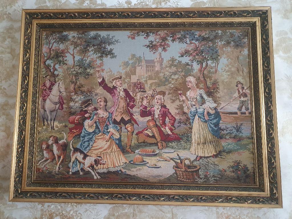 Gobelin wandkleed, Ophalen